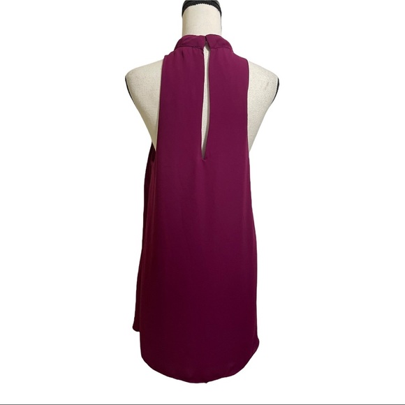 Lulus  womens dress size Large mock neck v neck cutout swing style keyhole - Picture 6 of 14